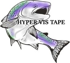 fish with text Hyper vis tape